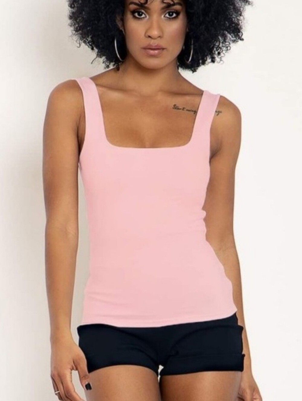 Blackmilk Matte Baby Pink Blush Tank Top Size Small